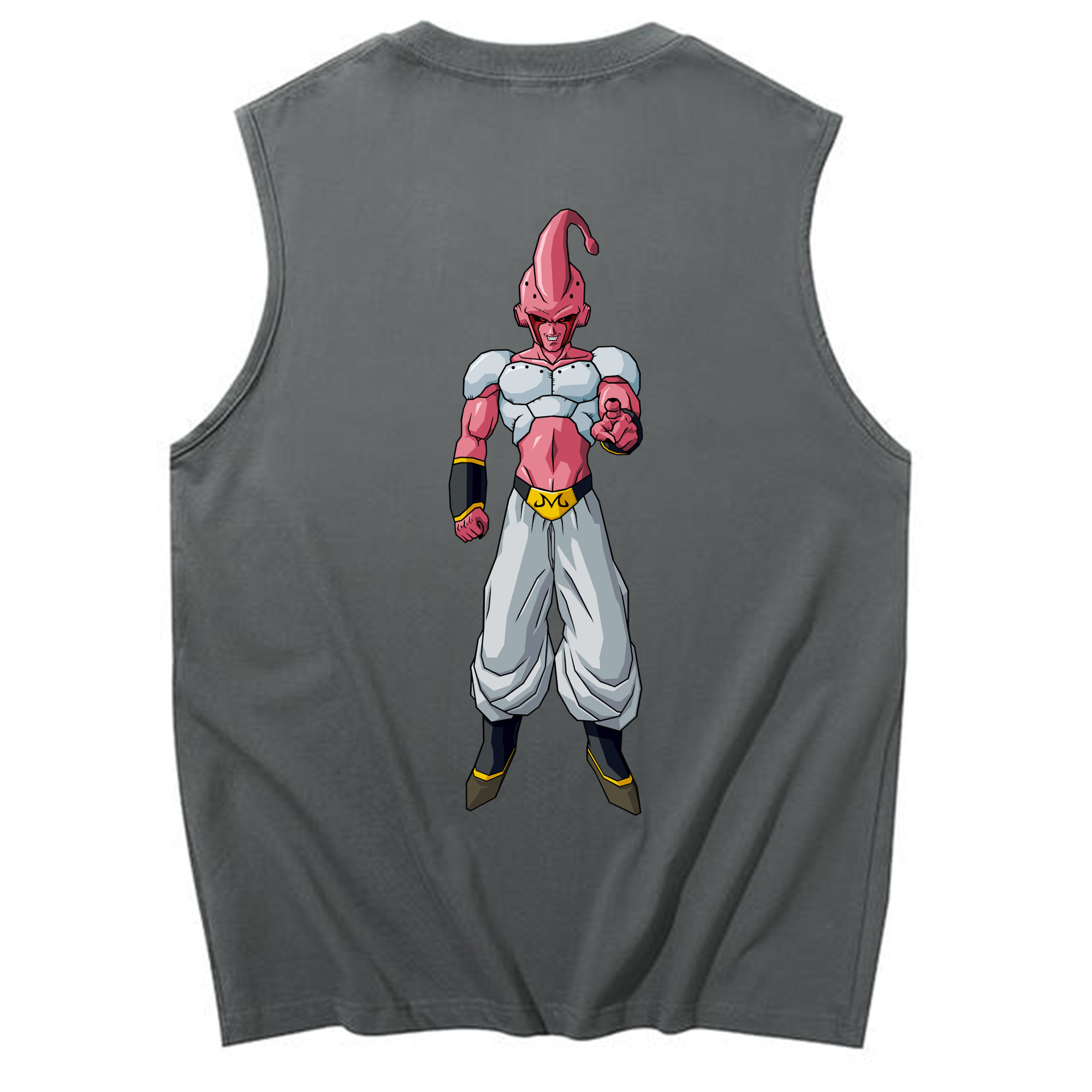 （画像用） ドラゴンボール 魔人ブウ DRAGON BALL Majin Buu コットン100％タンクトップ（背面プリント）